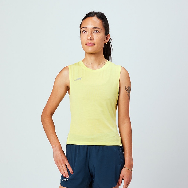 Altra TRAIL Tanktop Dames Geel | Belgie AL7591J93