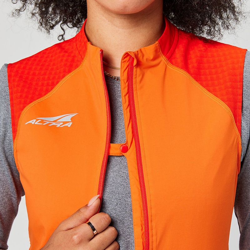 Altra TRAIL WIND VEST Jassen Dames Rood | Belgie AL6245M90