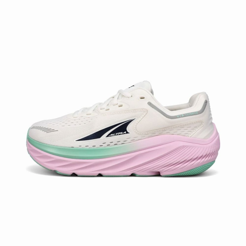 Altra VIA OLYMPUS Loopschoenen Dames Wit Roze | Belgie AL0176U25