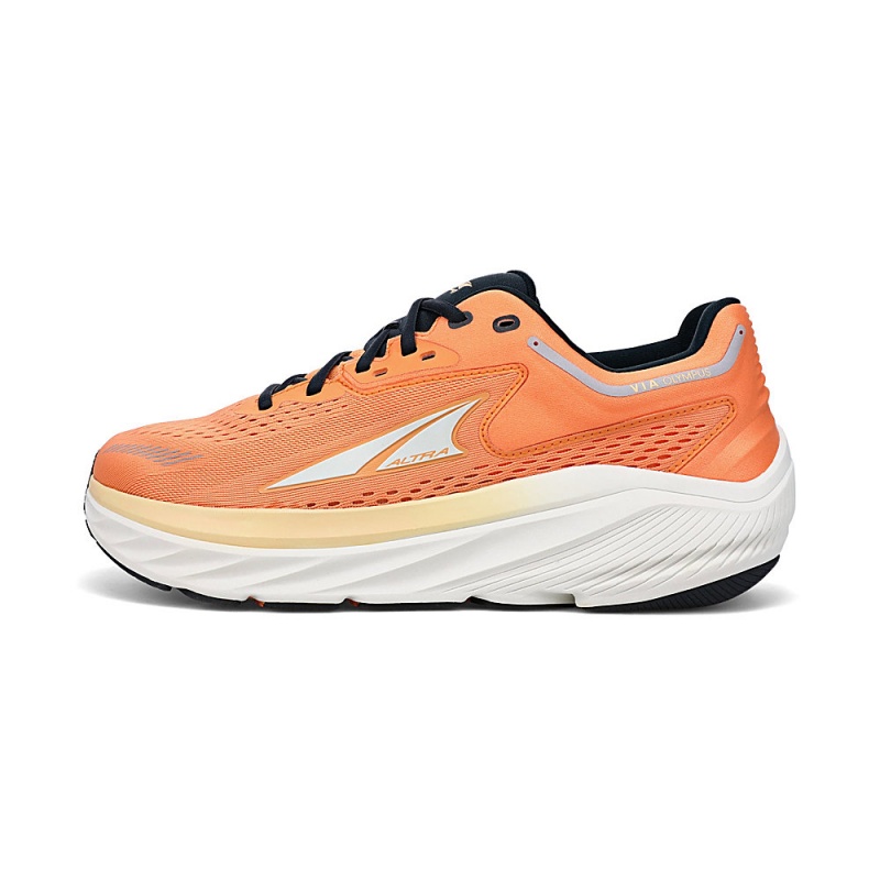 Altra VIA OLYMPUS Loopschoenen Heren Zwart Oranje | Belgie AL5162L39